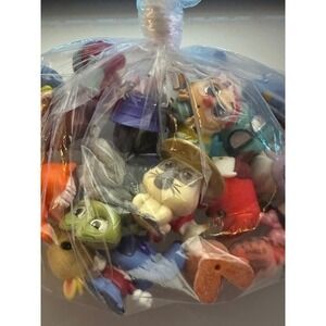 Disney Doorables Lot of 20 Mini Figures | Mixed Characters | Flocked & Regular